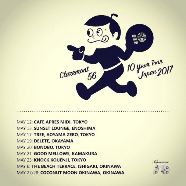 Claremont Japan Tour poster_1275