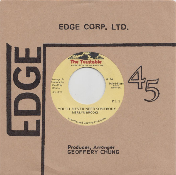 Merlyn Brooks Reissue