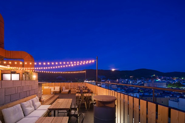 Kyoto rooftop bar In The Moon