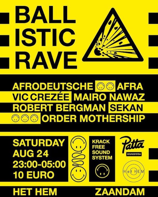 dynamic range ballistic rave poster