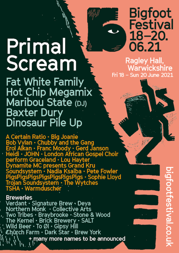 Two Tribes bigfoot festival 2021 poster