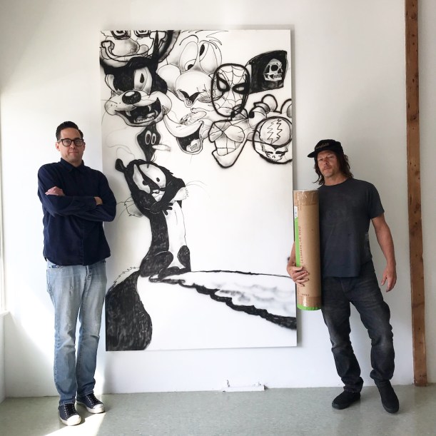 Erik Foss With Norman Reedus 2020