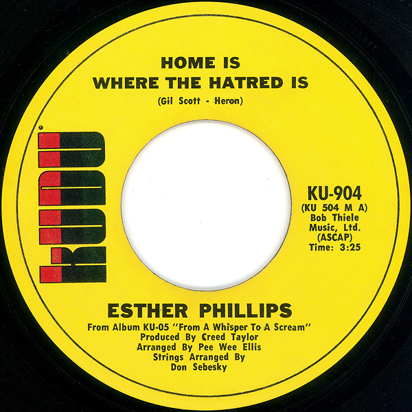 Esther Phillips - Home Is Where The Hatred Is