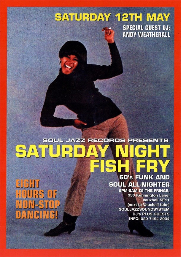 Weatherall Soul Jazz Saturday Night Fish Fry