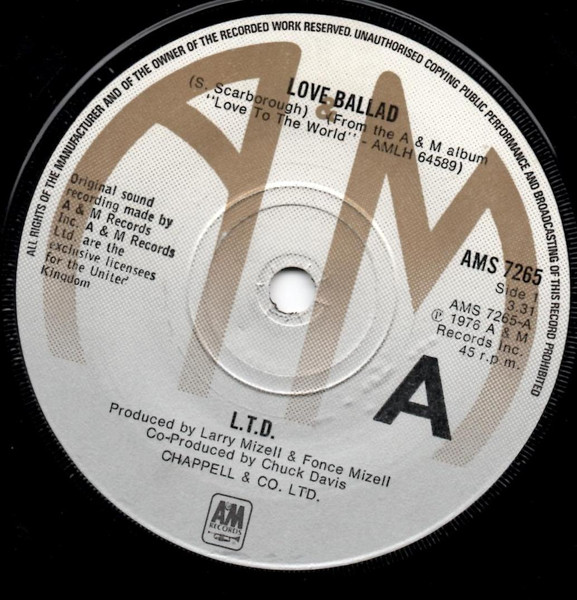 L.T.D. - Love Ballad