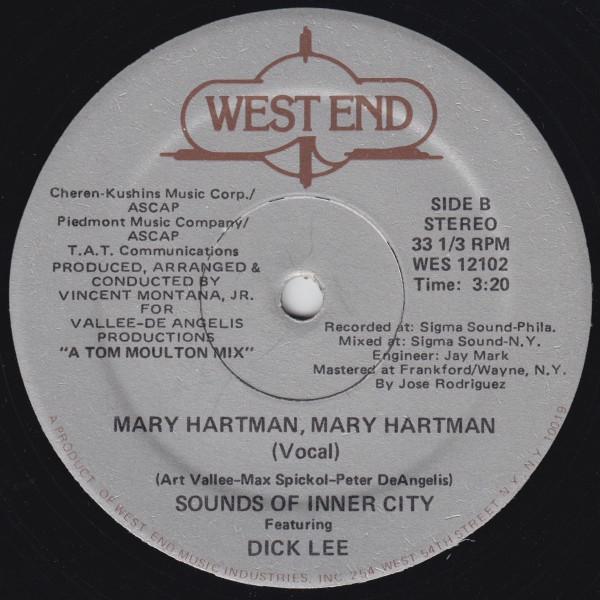 Sounds Of Inner City - Mary Hartman, Mary Hartman