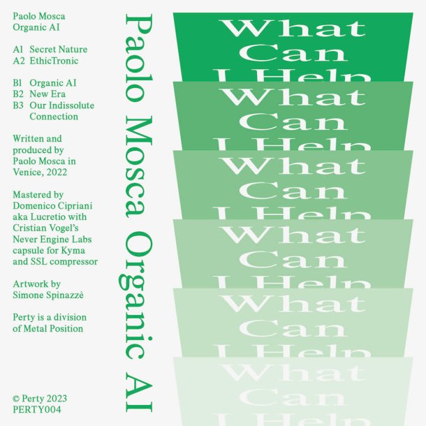 PAOLO MOSCA : ORGANIC AI