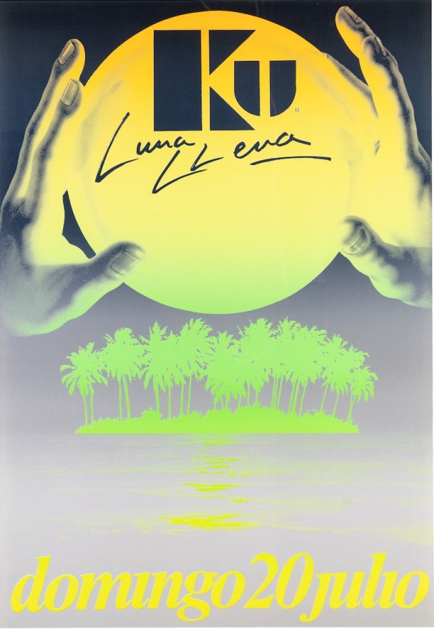 1986.7.20 KU club, San Rafael, Ibiza poster FRONT resize