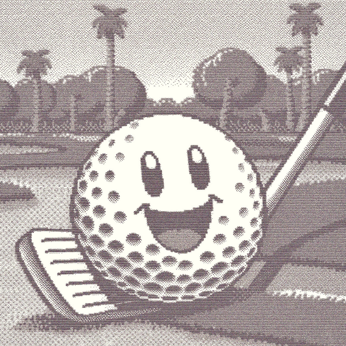 one half of bent imaginary golf