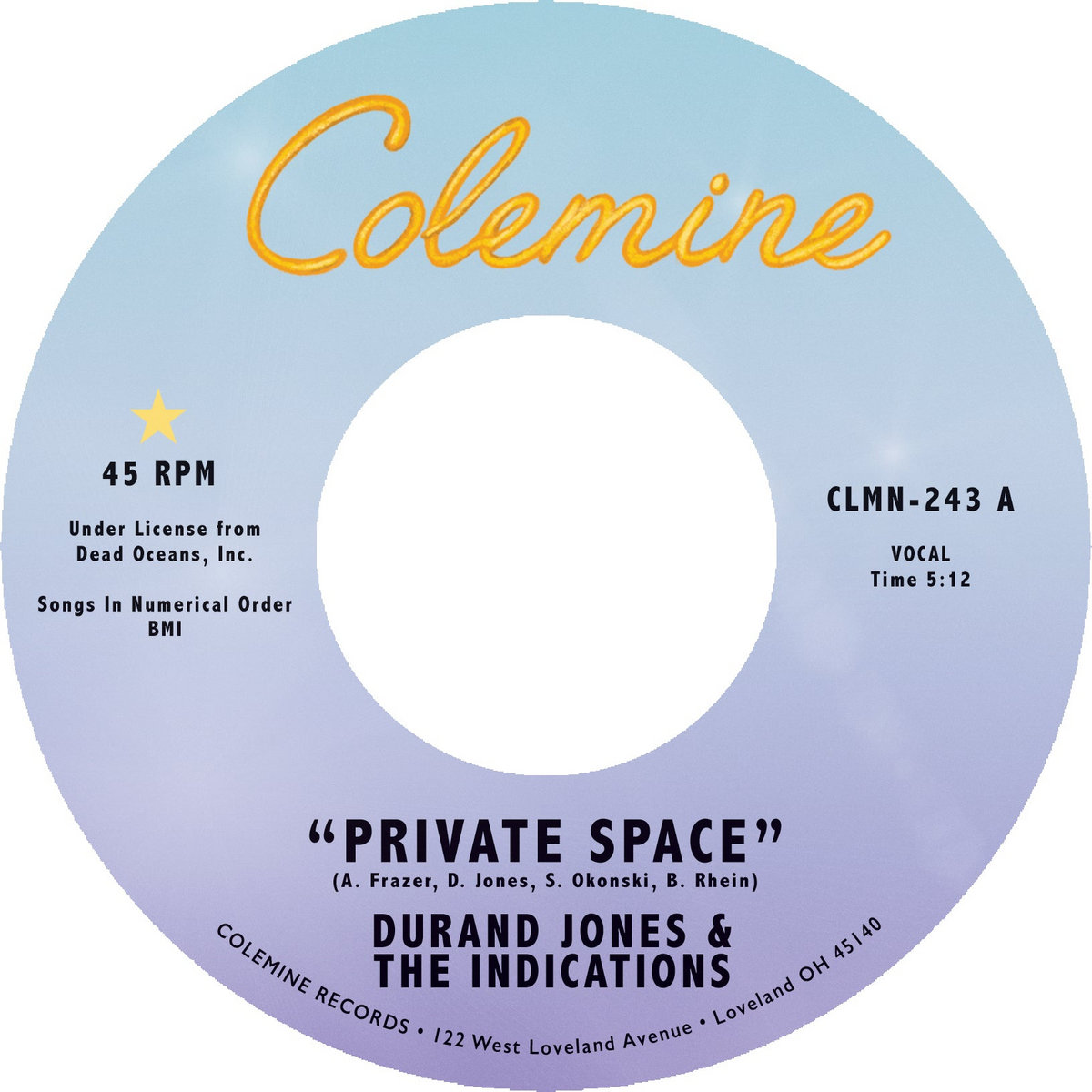 Durand Jones &amp; The Indications : Private Space 