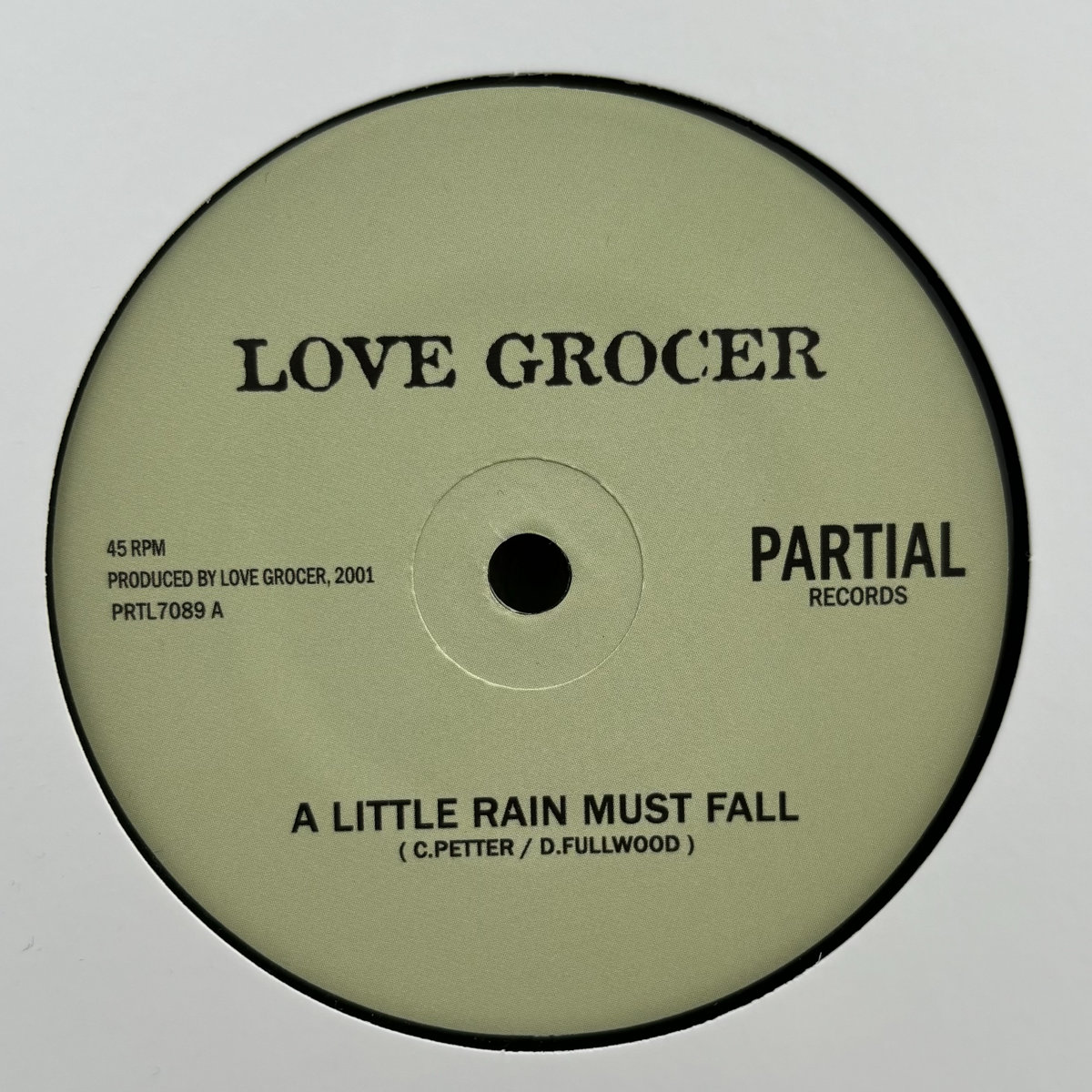 Love Grocer : A Little Rain Must Fall